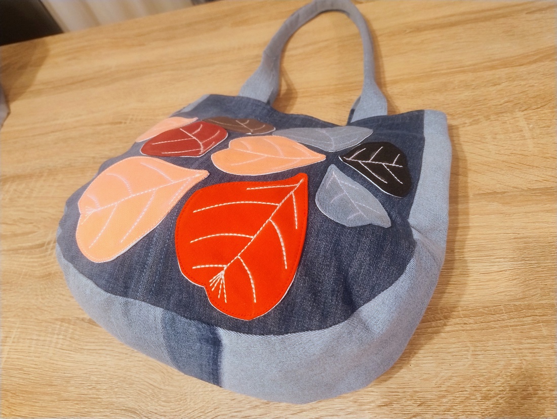 Sacosa denim Inimi - genți și portofele - geantă pentru cumpărături - totebaguri - Artynos.ro