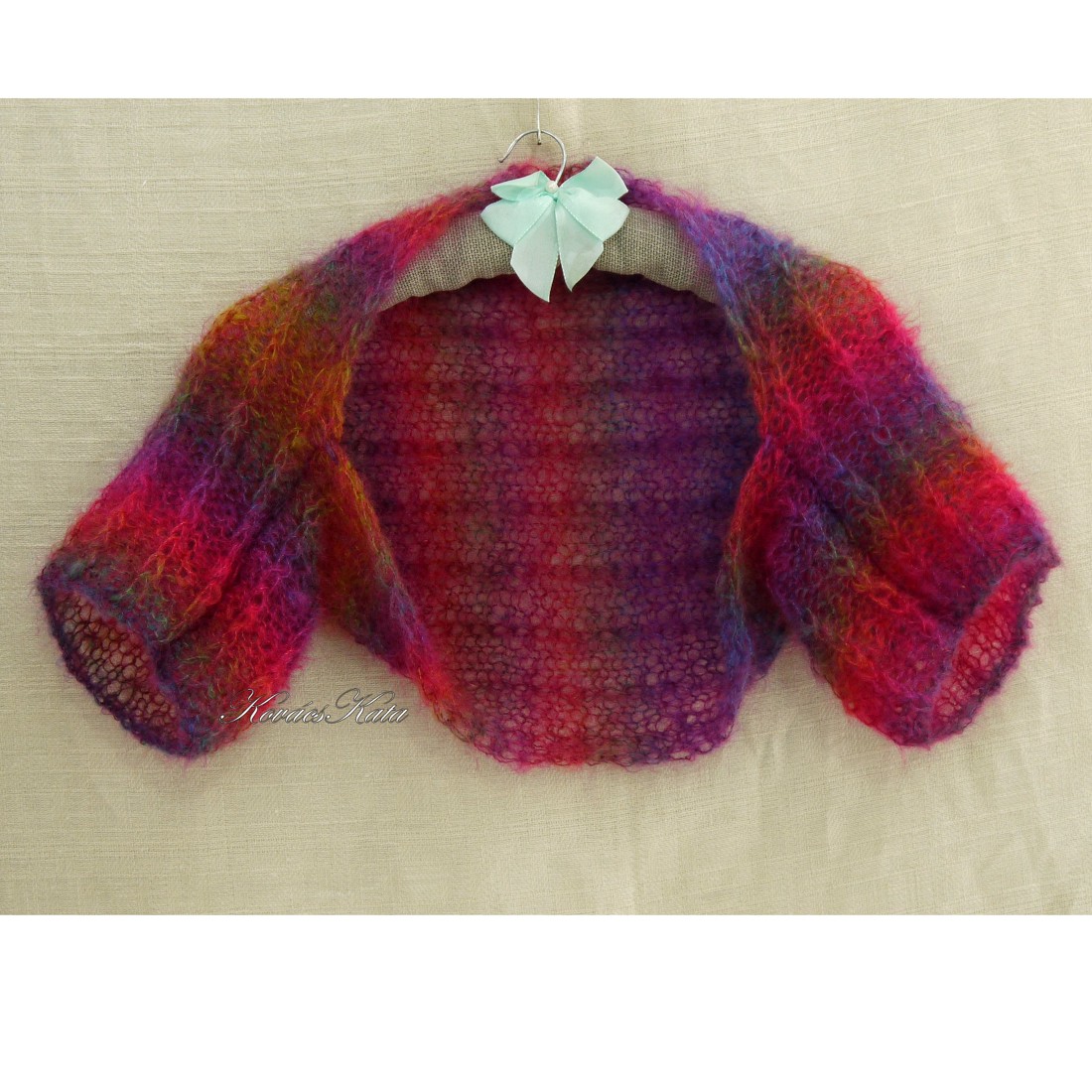 INEZ - bolero moher exclusiv tricotat manual - îmbrăcăminte și modă - haine damă - hanorace, cardigane - Artynos.ro