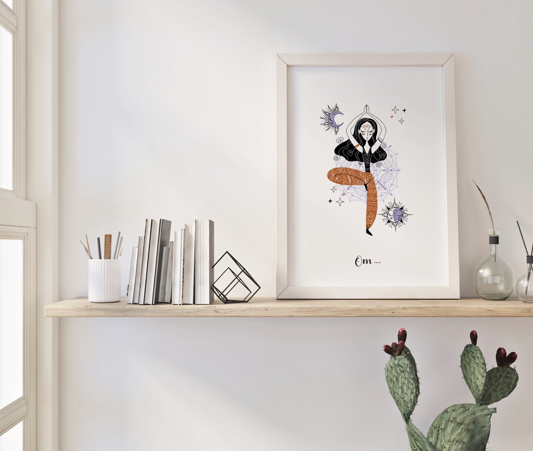 Yoga poster, yoga motivational imagine, yoga studio decor de perete - - Artynos.ro Yoga poster, yoga motivational imagine, yoga studio decor de perete - - Artynos.ro