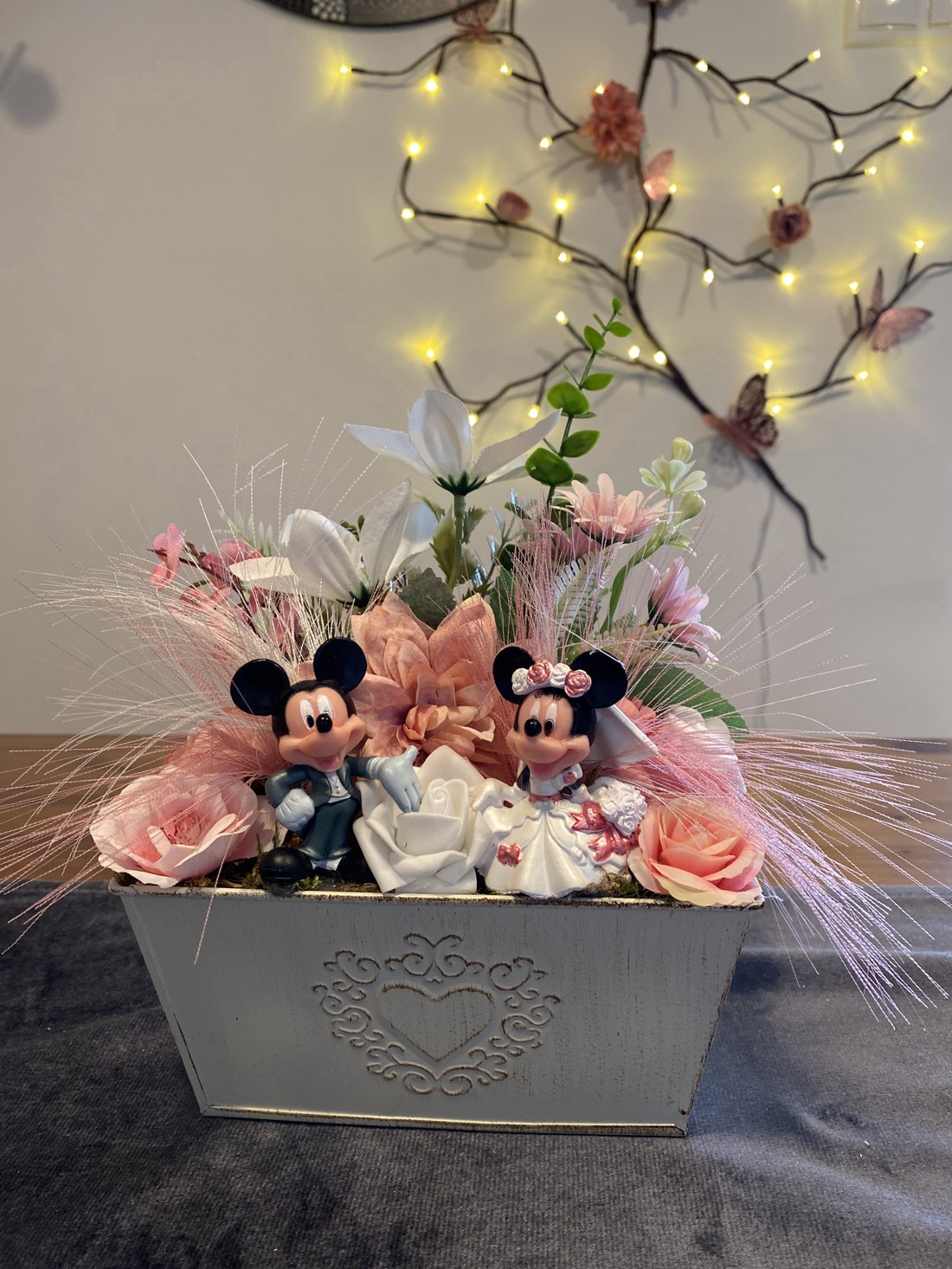 Decorațiuni pentru masă Disney Mickey și Minnie  - casă & stil de viață - decorațiuni de casă - accesorii florale - cutii cu flori - Artynos.ro