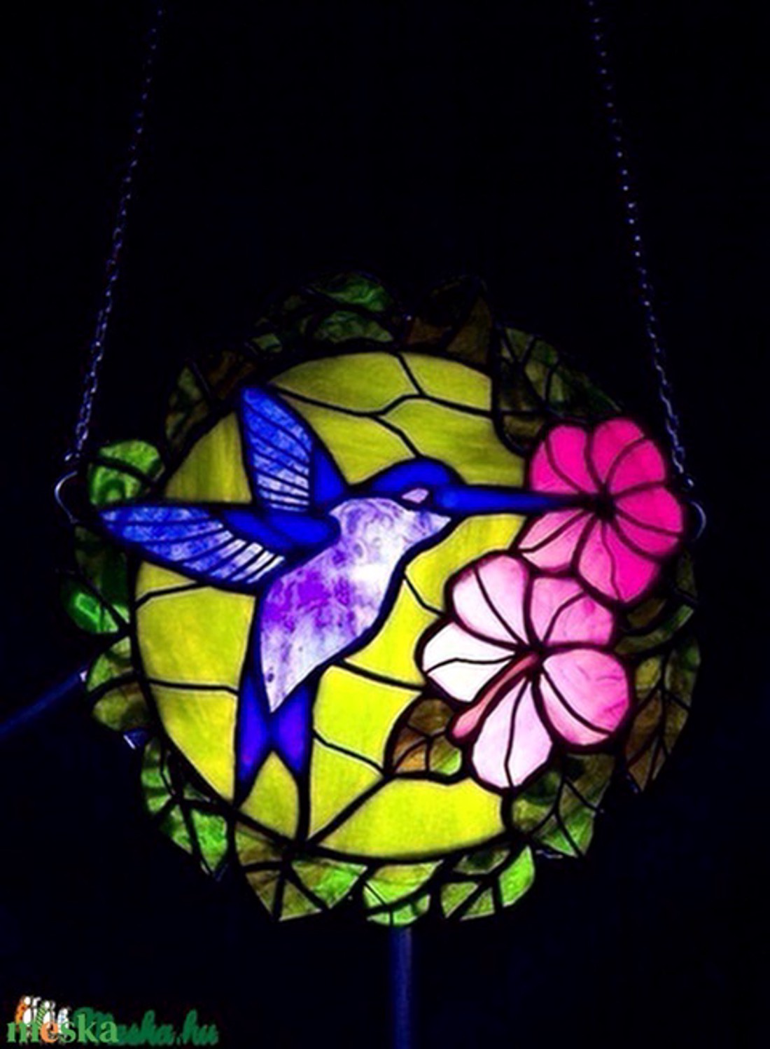 Albastru colibri tiffany fereastră decor - - Artynos.ro Albastru colibri tiffany fereastră decor - - Artynos.ro