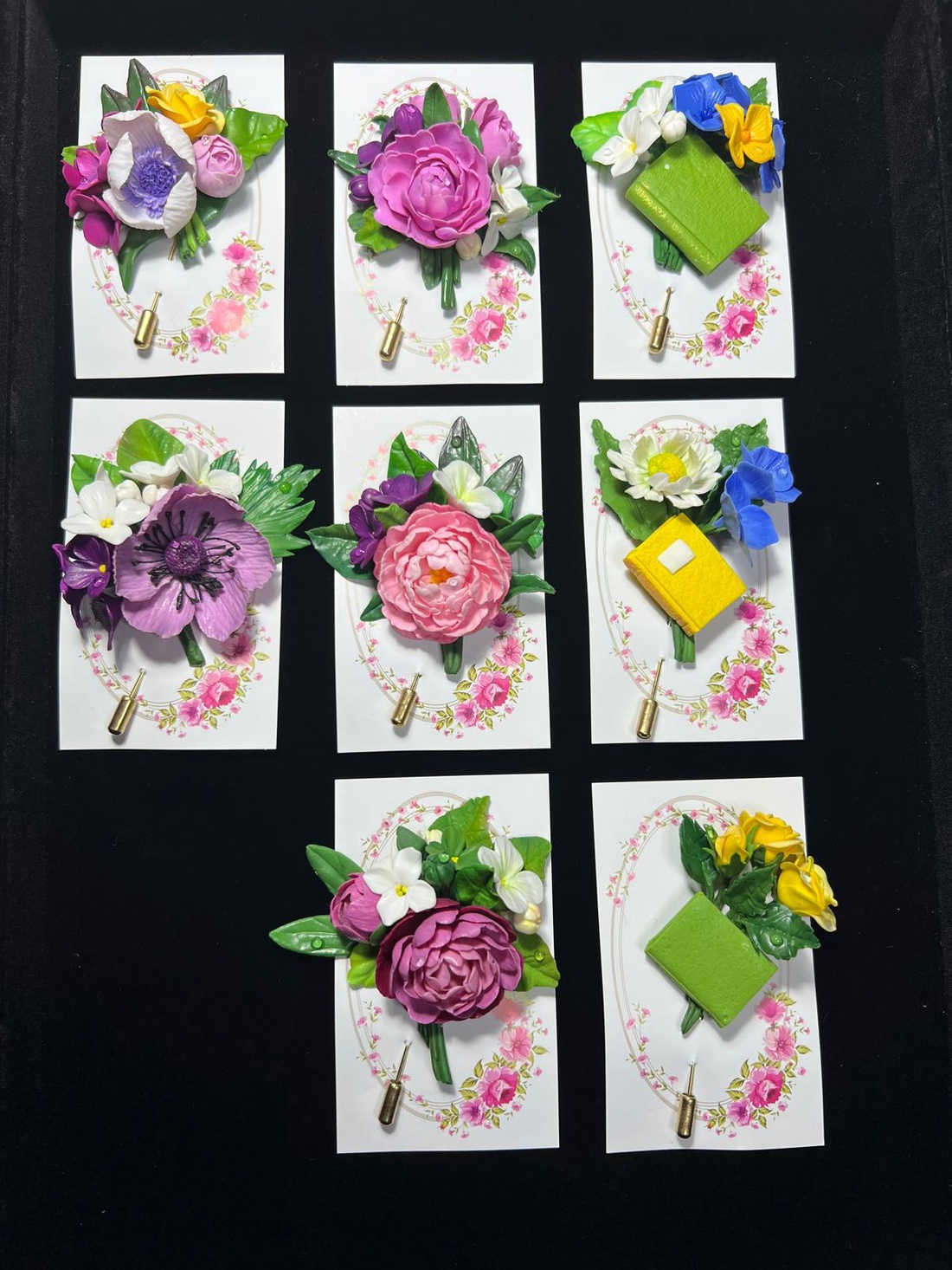 Mărțișoare unicat � flori modelate cu suflet - bijuterii - mărțișor - Artynos.ro