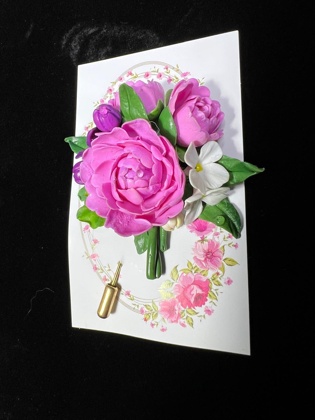 Mărțișoare unicat � flori modelate cu suflet - bijuterii - mărțișor - Artynos.ro