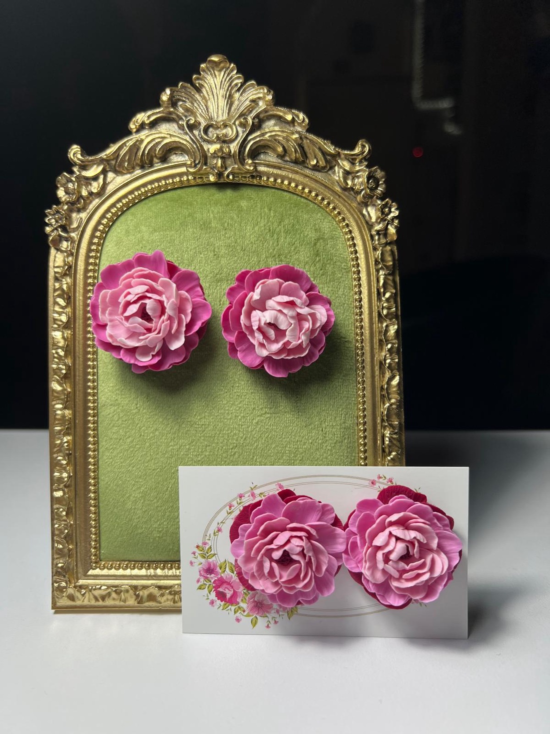 Cercei bujori - bijuterii - cercei - cercei cu figurine - Artynos.ro