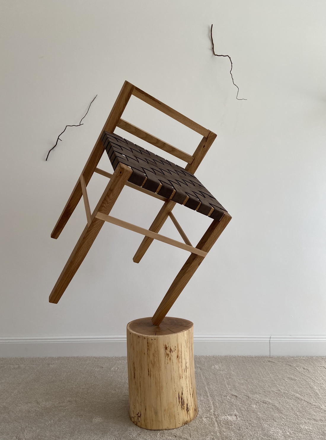 Scaun impletit - casă & stil de viață - mobilier artizanal - scaune - Artynos.ro