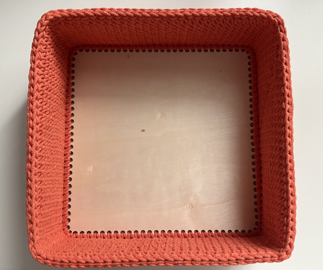 Coș pătrat pe bază de lemn - casă & stil de viață - materiale de depozitare și sortare - coșuri depozitare - Artynos.ro