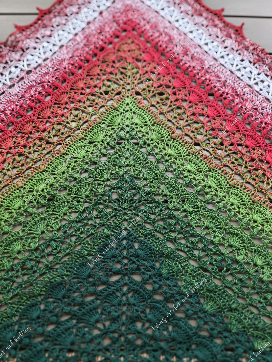 Șal croșetat  - îmbrăcăminte și modă - eșarfe, pălării, fularuri - bandă pentru cap - Artynos.ro