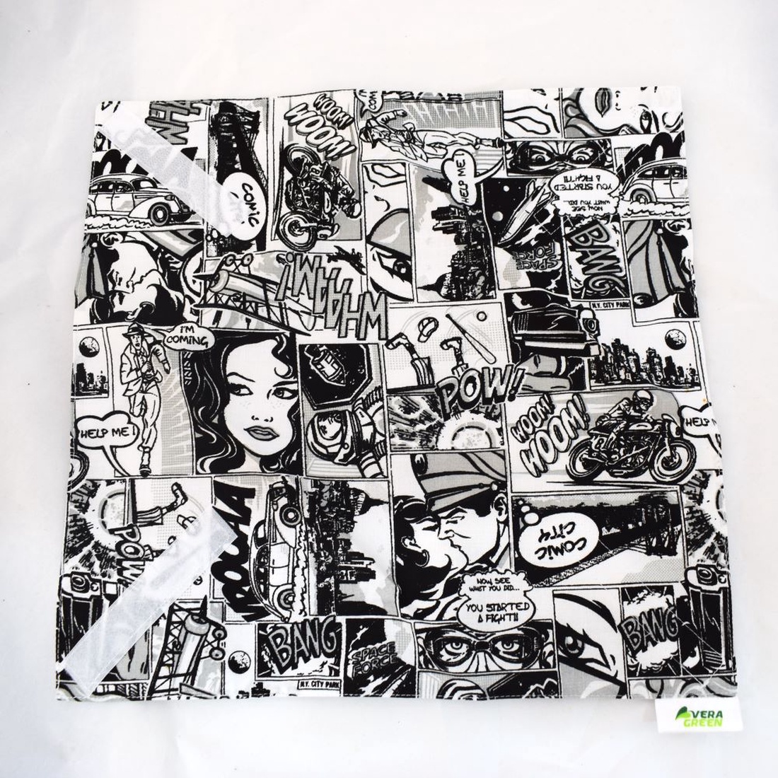 Servetel ecologic, din textil, nowaste, pentru sandvisuri, comics (sandwich wrapper) - casă & stil de viață - accesorii pentru echipamente de bucătărie - textile pentru bucătărie - șervețele, șervețele textile - Artynos.ro