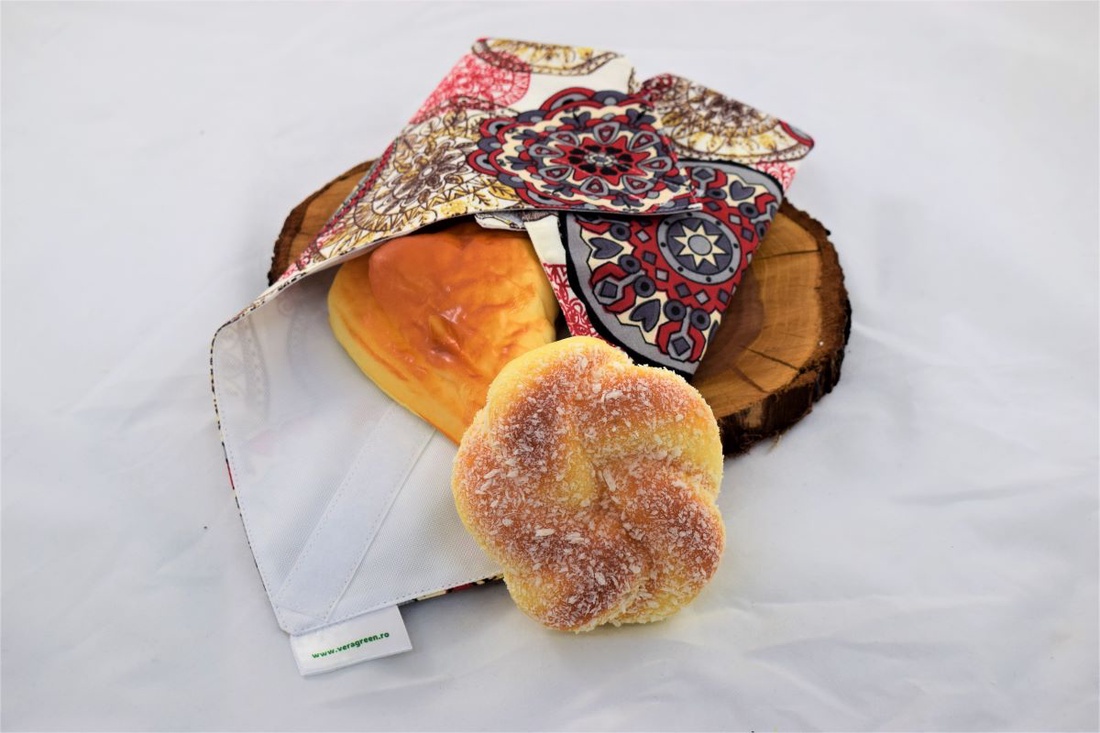 Servetel ecologic, din textil, nowaste, pentru sandvisuri, mandala, rosu (sandwich wrapper) - casă & stil de viață - accesorii pentru echipamente de bucătărie - textile pentru bucătărie - șervețele, șervețele textile - Artynos.ro