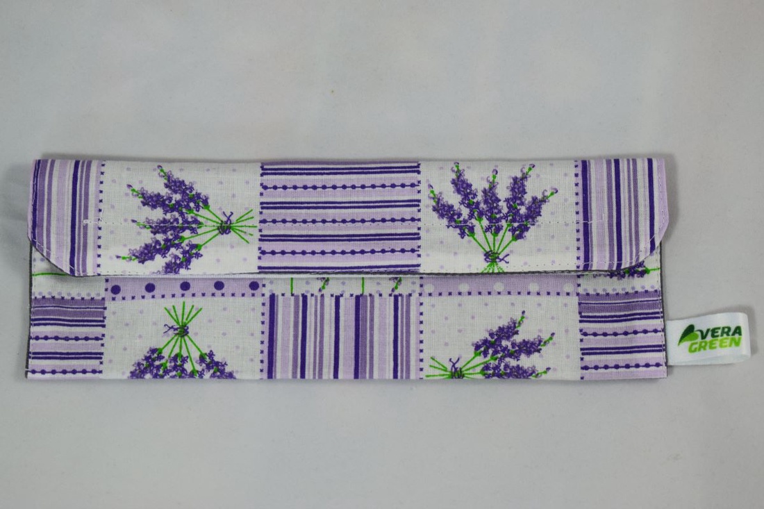 Suport pentru tacamuri, periute de dinti, penar, portfard reutilizabil din textil, lavanda - genți și portofele - recipient de prânz - suport pentru tacâmuri - Artynos.ro Suport pentru tacamuri, periute de dinti, penar, portfard reutilizabil din textil, lavanda - genți și portofele - recipient de prânz - suport pentru tacâmuri - Artynos.ro