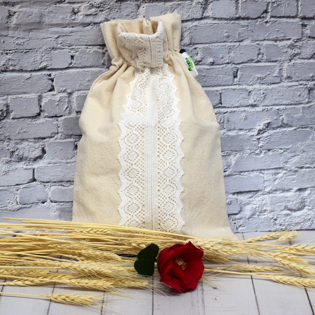 Sac captusit pentru paine 1kg, nowaste, ecologic, rustic (marimea S) sau wetbag - genți și portofele - geantă pentru cumpărături - săculeț de pâine - Artynos.ro