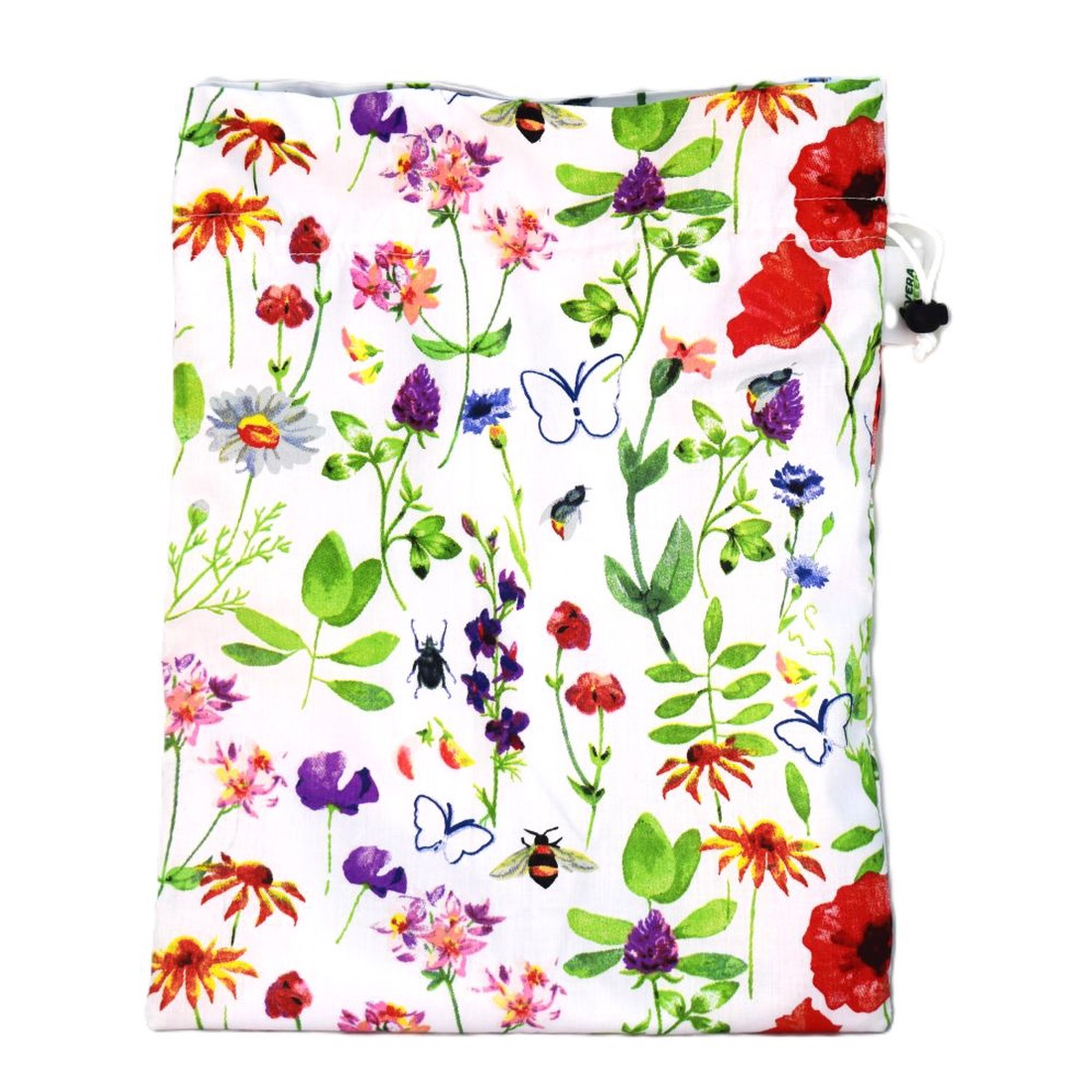 Sac captusit pentru paine 2kg, nowaste, ecologic, flori de camp (marimea M) sau wetbag - genți și portofele - geantă pentru cumpărături - săculeț de pâine - Artynos.ro