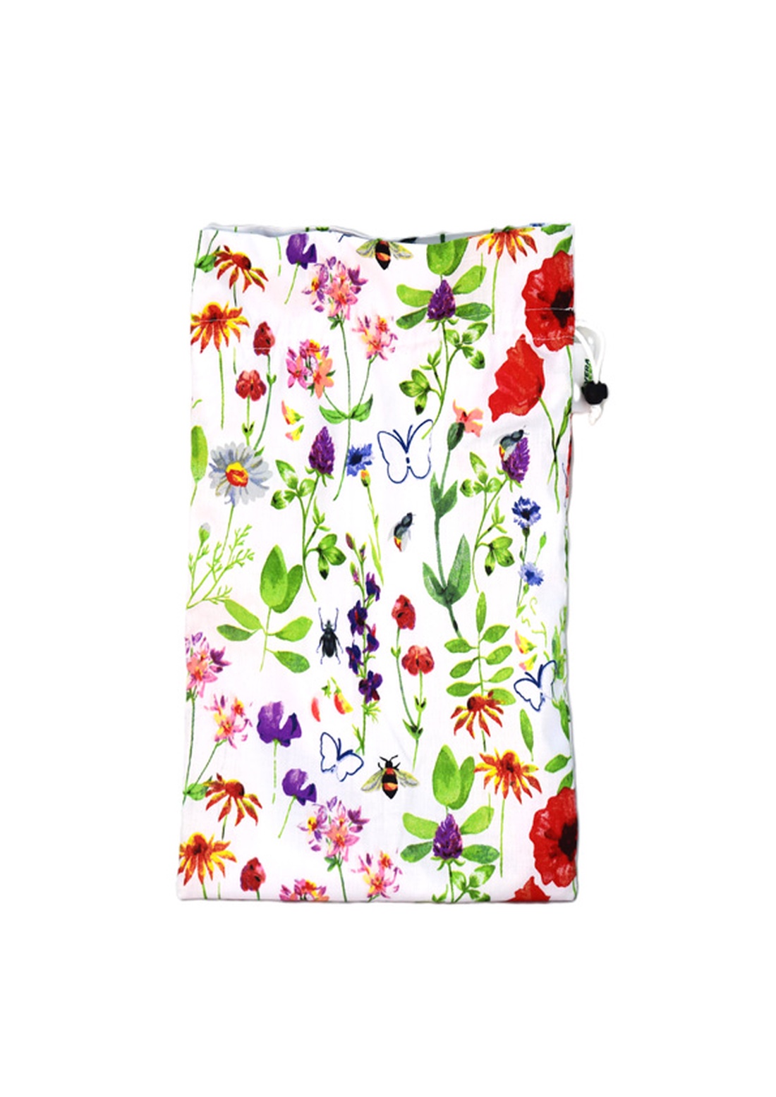 Sac captusit pentru paine 1kg, nowaste, ecologic, flori de camp (marimea S) sau wetbag - genți și portofele - geantă pentru cumpărături - săculeț de pâine - Artynos.ro