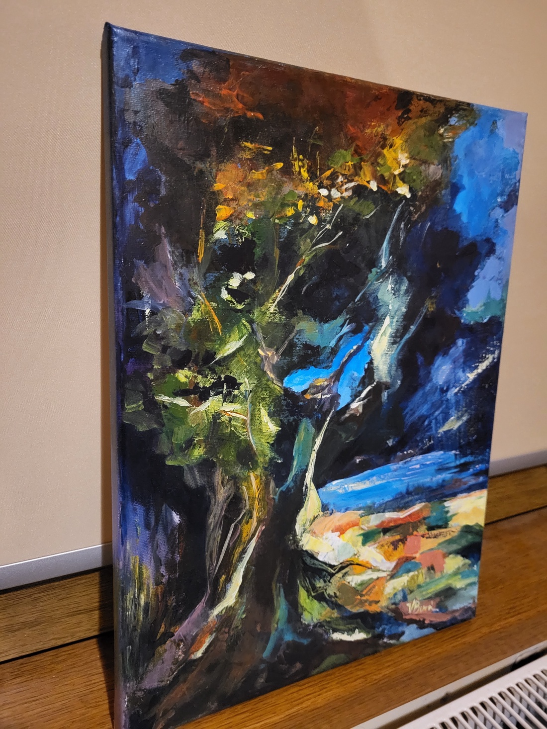 Refugiu - arte vizuale și accesorii  - picturi - pictură acrilică - Artynos.ro