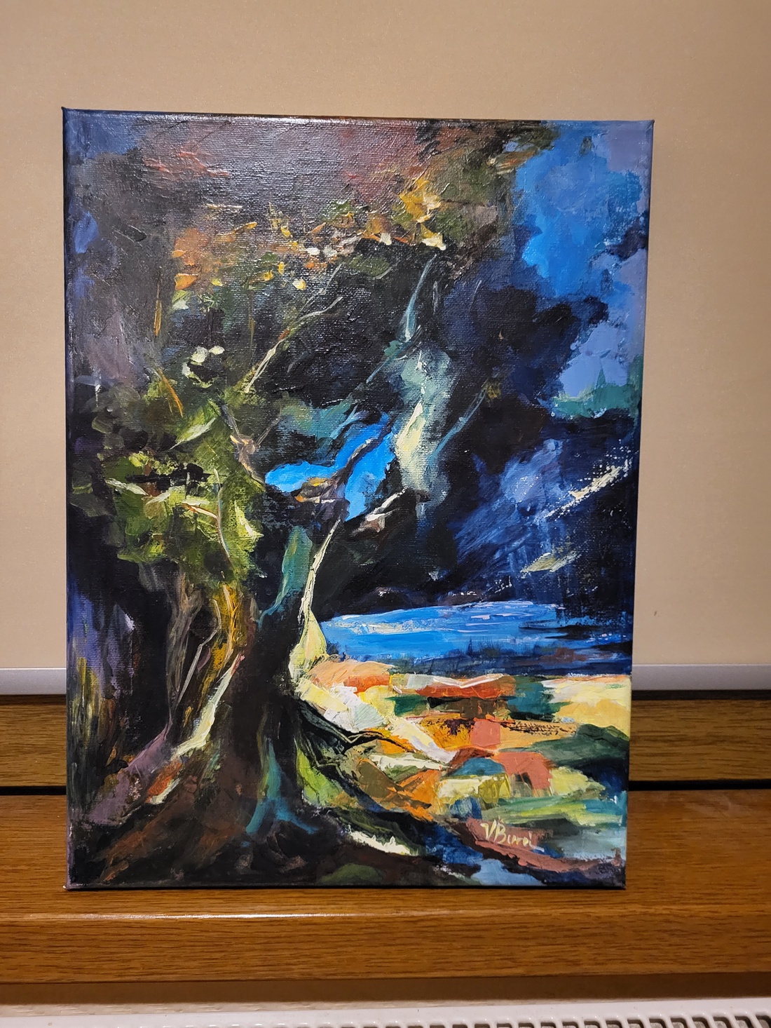 Refugiu - arte vizuale și accesorii  - picturi - pictură acrilică - Artynos.ro