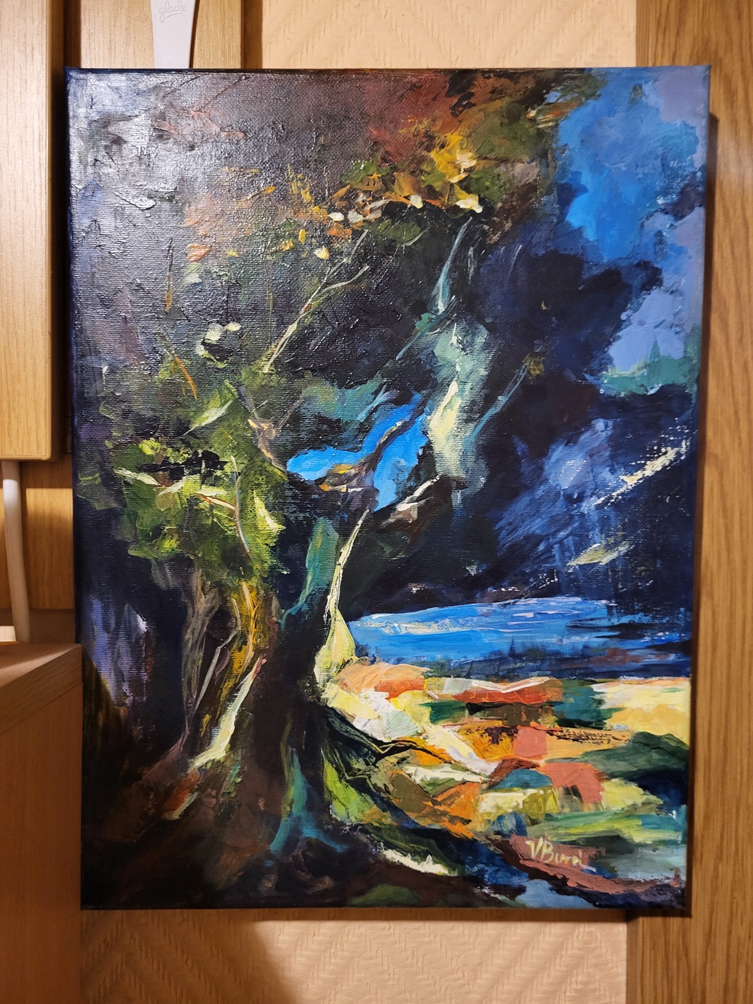 Refugiu - arte vizuale și accesorii  - picturi - pictură acrilică - Artynos.ro