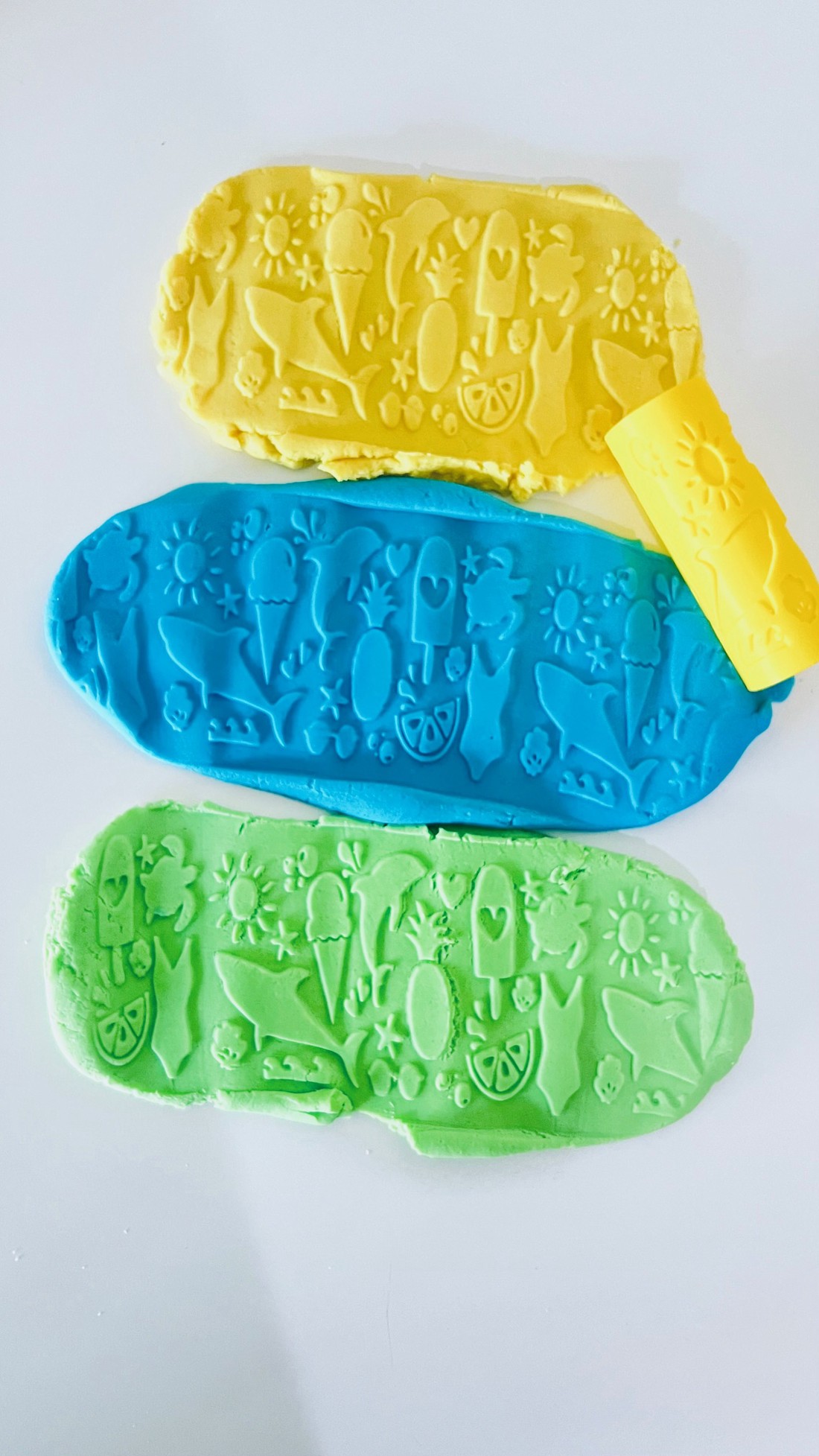 Cilindru de modelare Veselia verii � pentru modelarea plastilinei și a prăjiturilor � imprimat 3D -  - Artynos.ro