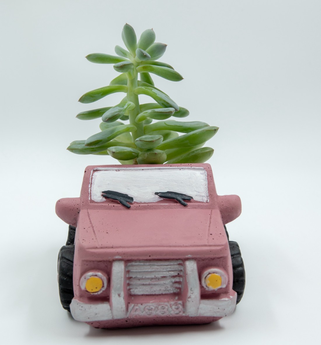 Camion de beton, camion de beton mauve suport pentru flori cu pictură personalizată - - Artynos.ro Camion de beton, camion de beton mauve suport pentru flori cu pictură personalizată - - Artynos.ro