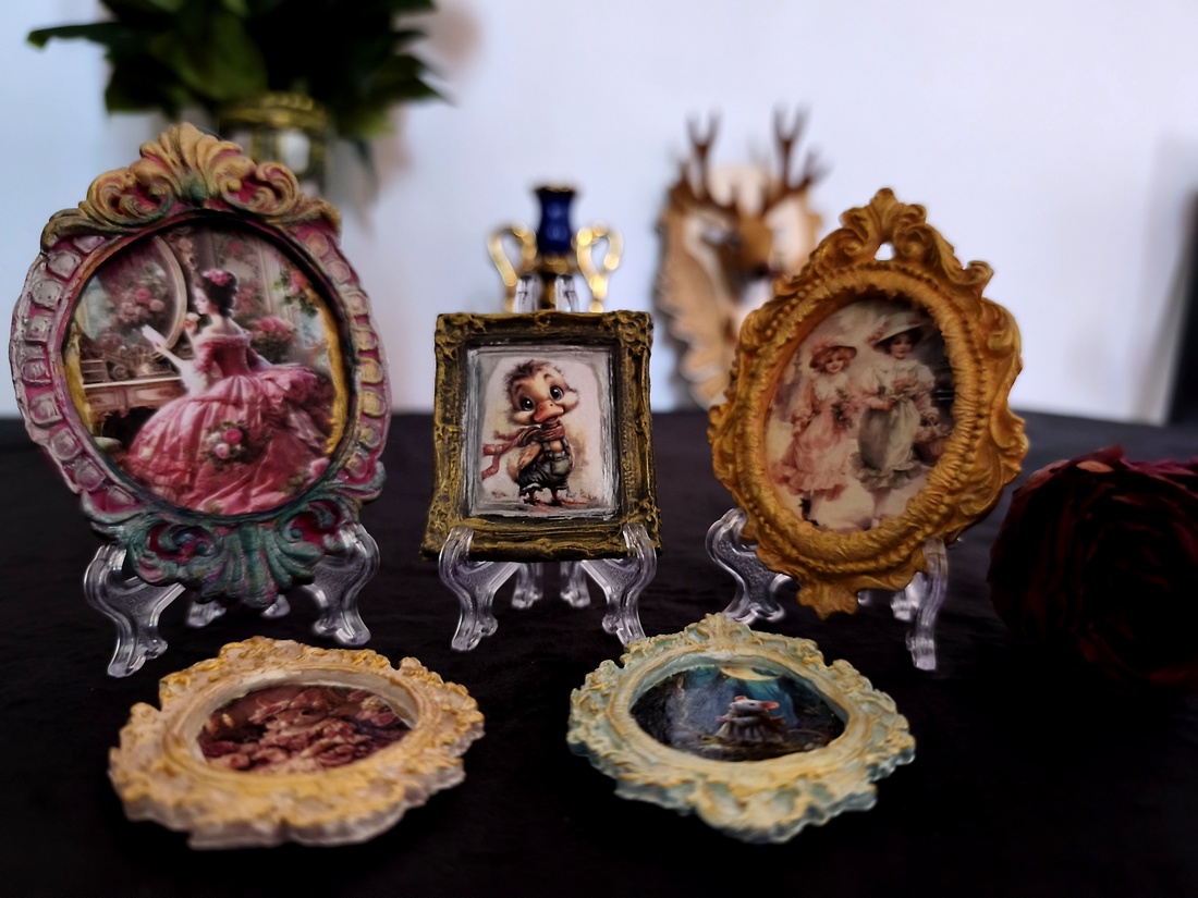 Set rame foto victoriene  - casă & stil de viață - decorațiuni de casă - decorațiuni de masă și rafturi - decorațiuni de masă - Artynos.ro