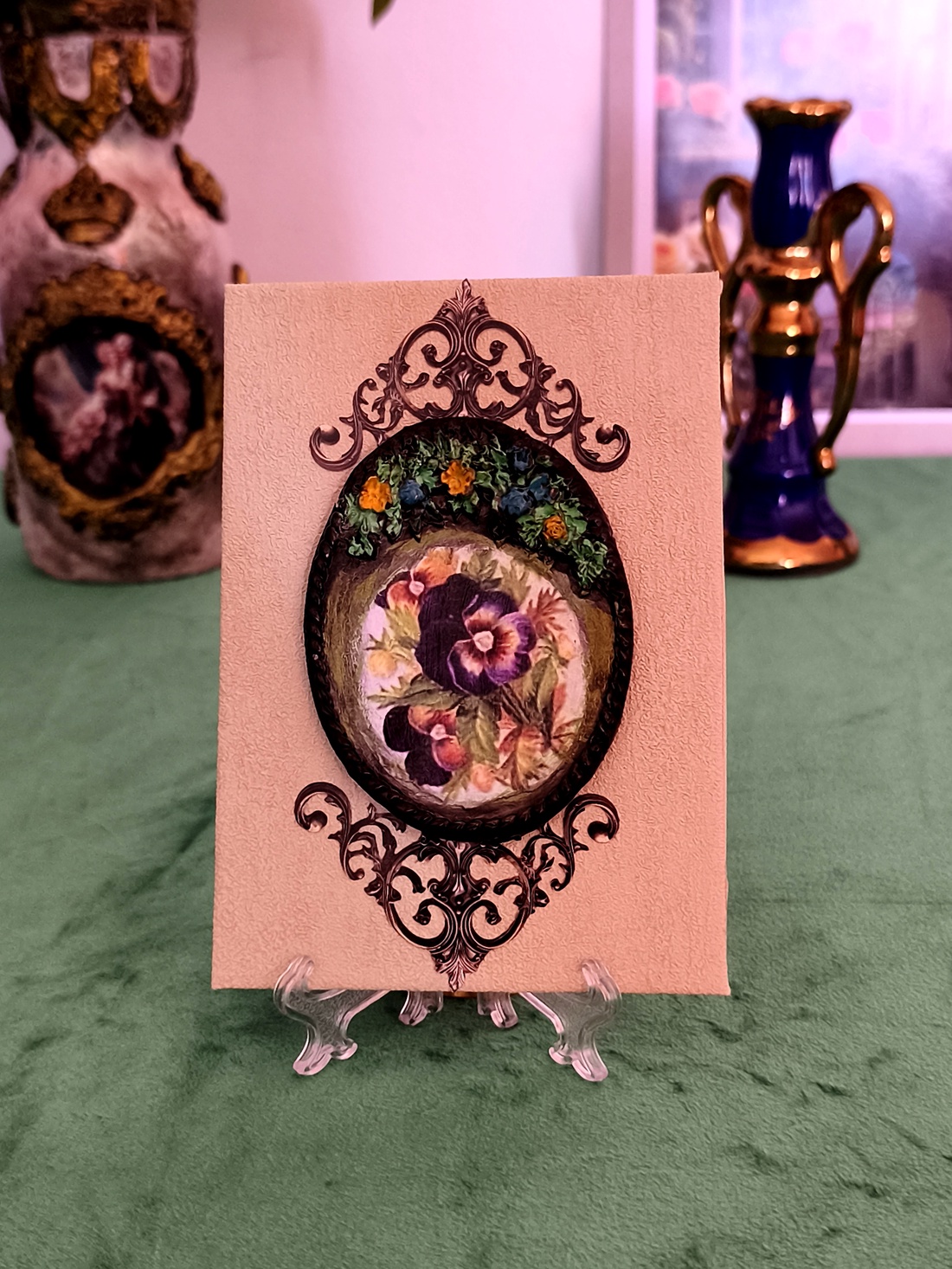 Ramă foto victoriană vintage - casă & stil de viață - decorațiuni de casă - decorațiuni de masă și rafturi - decorațiuni de masă - Artynos.ro
