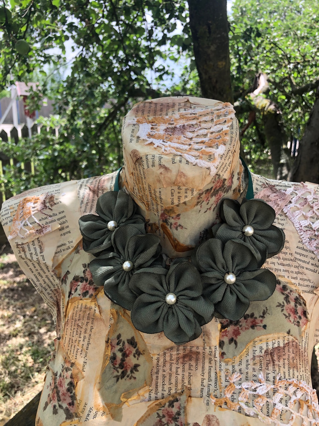 Colier handmade - Forest - bijuterii - coliere - chockere - Artynos.ro