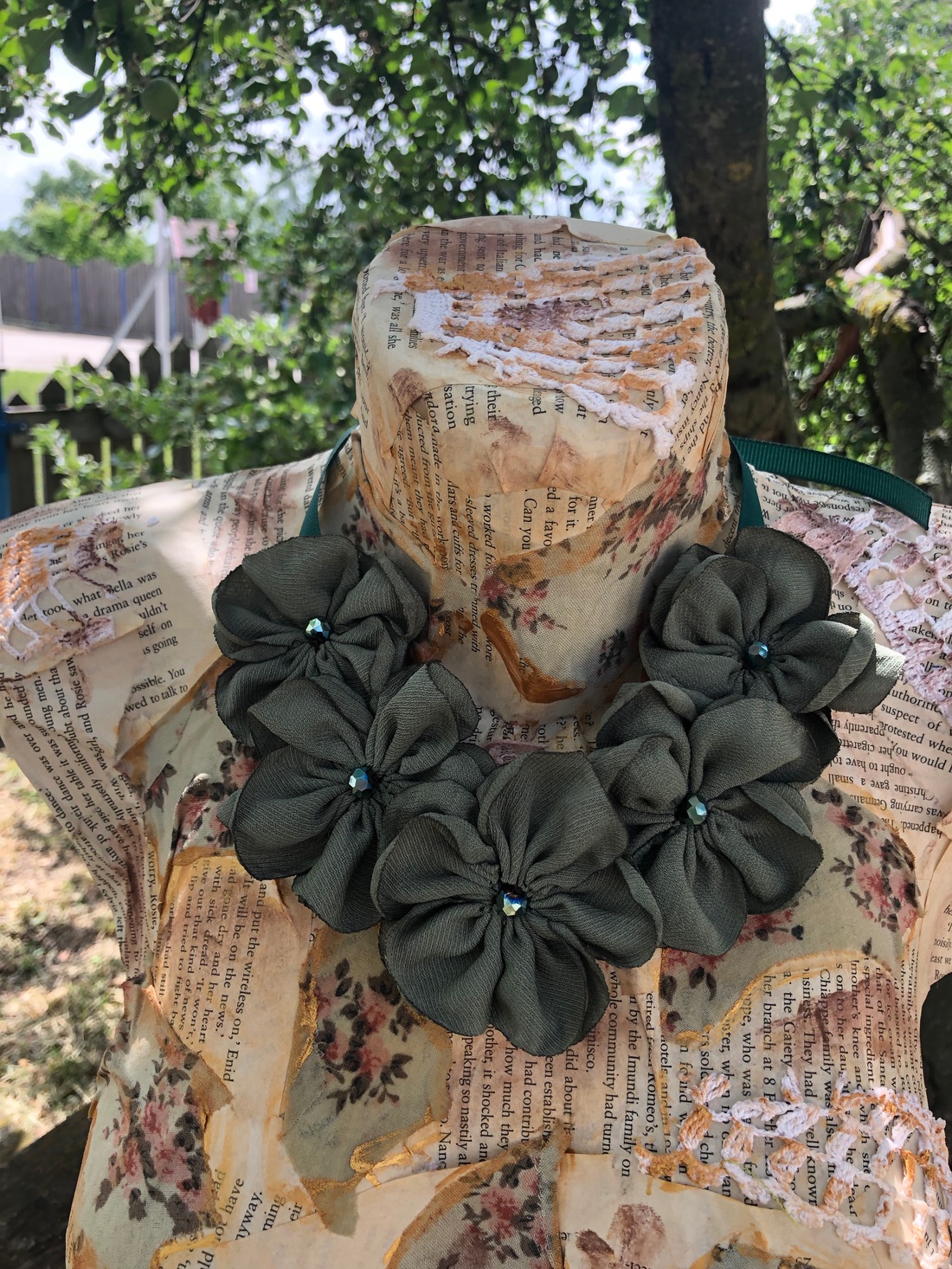 Colier handmade - Forest - bijuterii - coliere - chockere - Artynos.ro