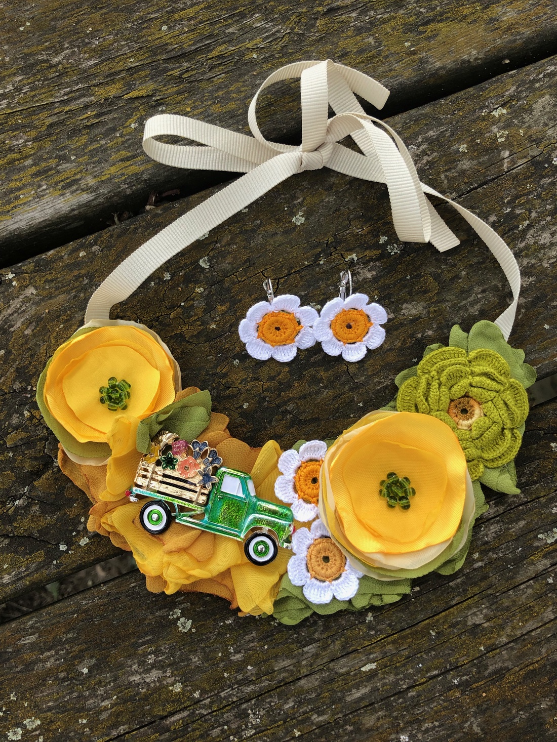 Colier handmade - Pickup în Luncă - bijuterii - coliere - chockere - Artynos.ro