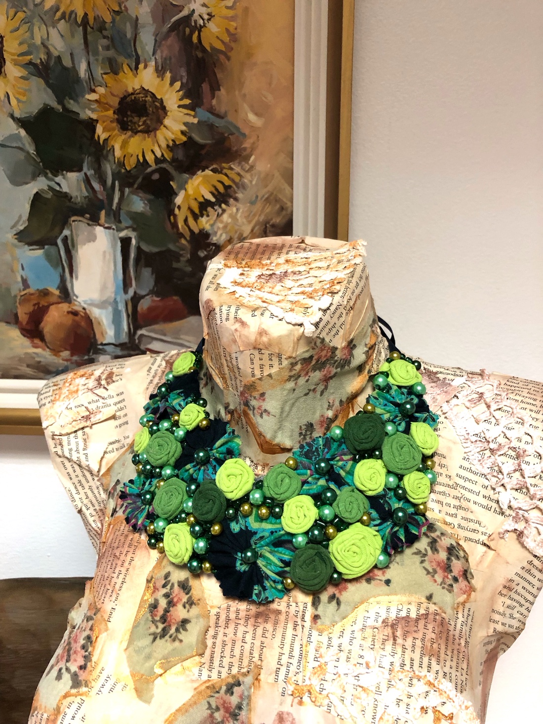 Colier - Summer Garden - bijuterii - coliere - chockere - Artynos.ro