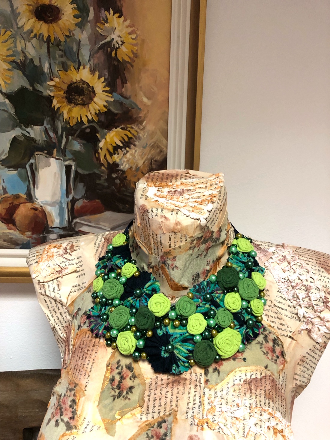 Colier - Summer Garden - bijuterii - coliere - chockere - Artynos.ro