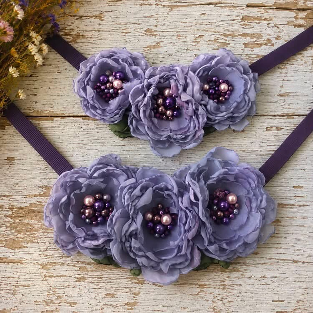 Colier - Royal Liliac - bijuterii - coliere - chockere - Artynos.ro