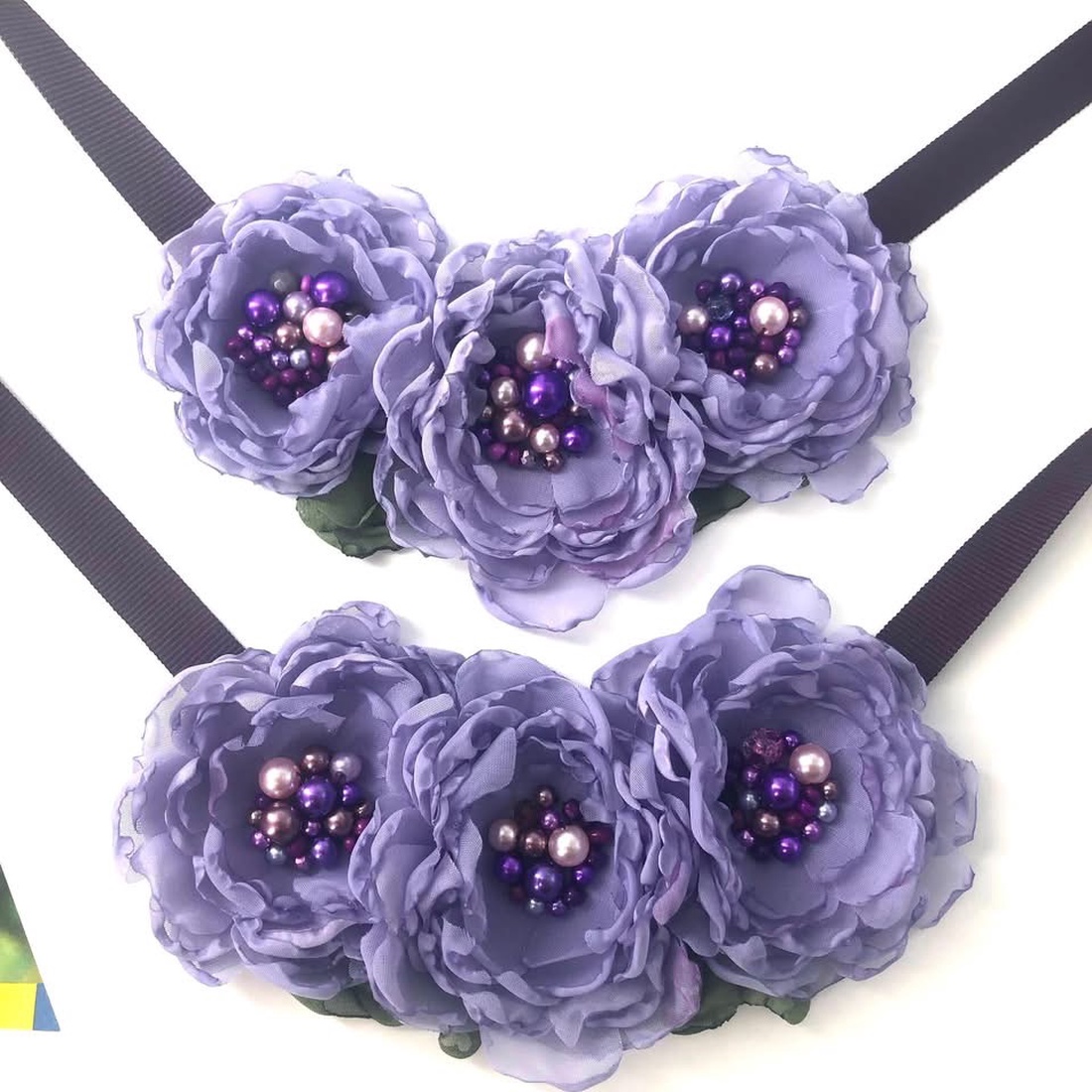 Colier - Royal Liliac - bijuterii - coliere - chockere - Artynos.ro