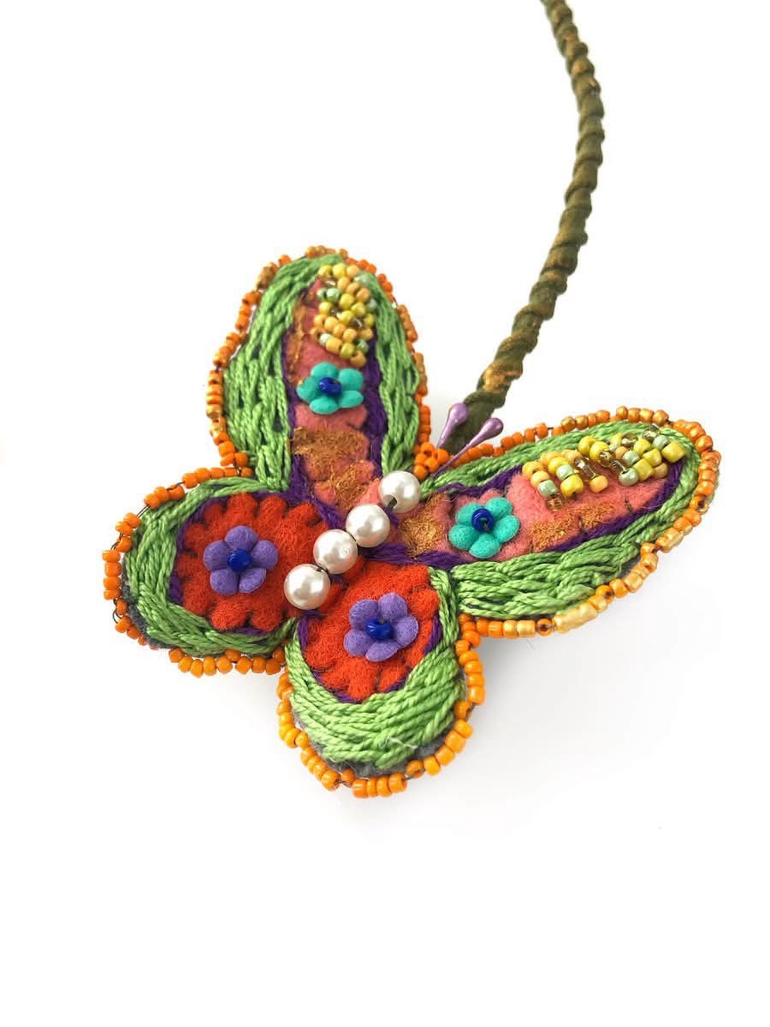 Colier cu fluture - bijuterii - coliere - chockere - Artynos.ro