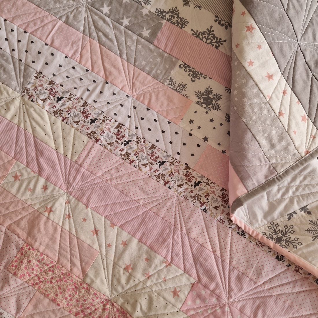 Unic patchwork baby pătură - jucării și echipamente pentru copii - cadouri baby shower - Artynos.ro