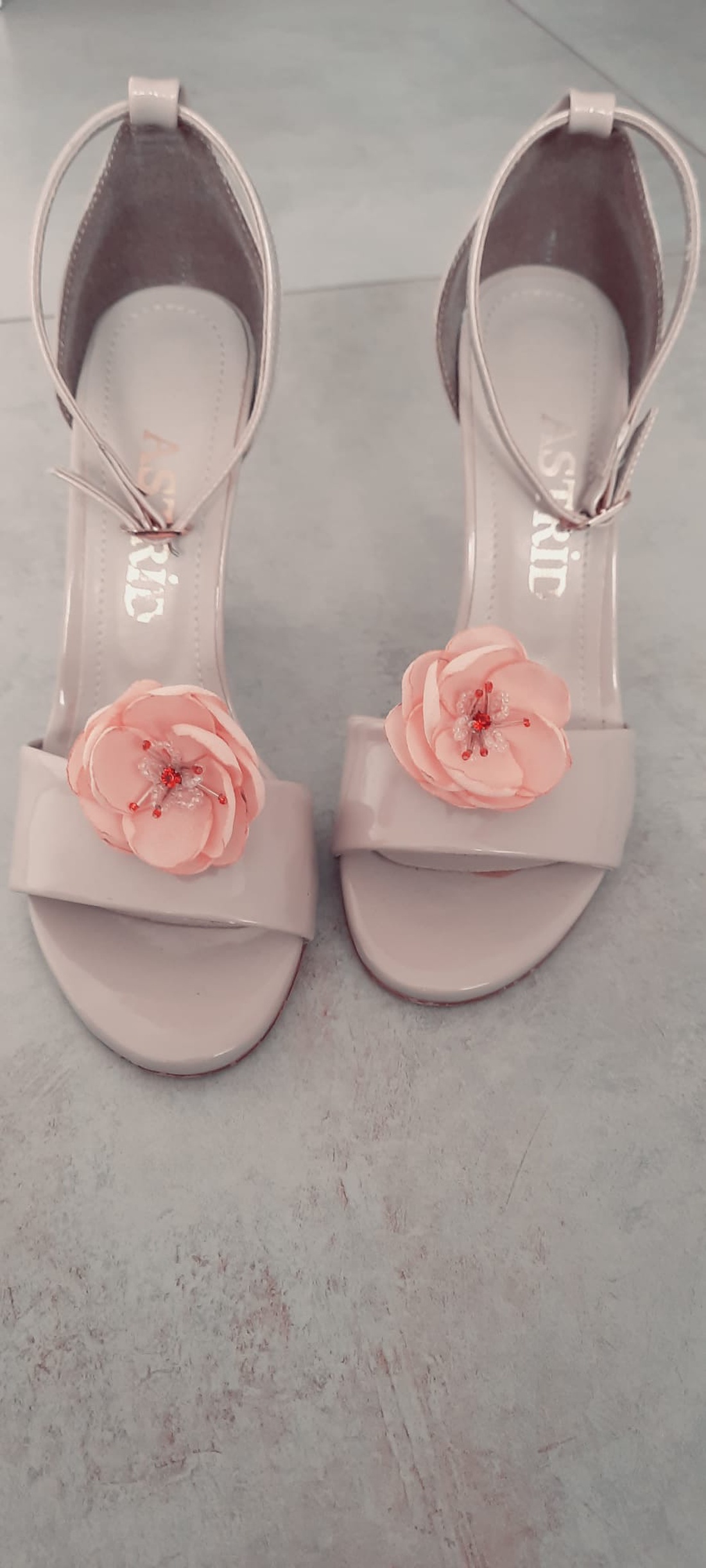 Set Accesorii - broșă/agrafă și clipsuri de pantofi Peach Blossom - bijuterii - broșe - Artynos.ro