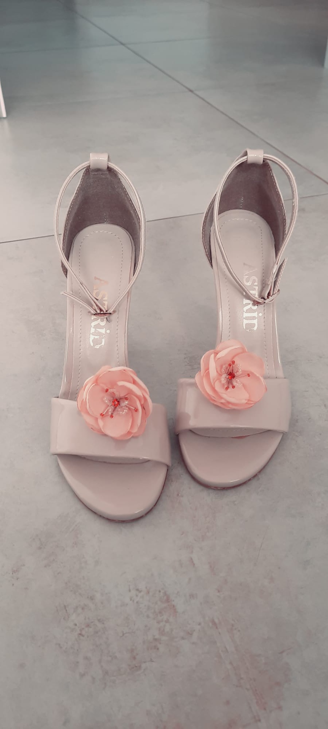 Set Accesorii - broșă/agrafă și clipsuri de pantofi Peach Blossom - bijuterii - broșe - Artynos.ro