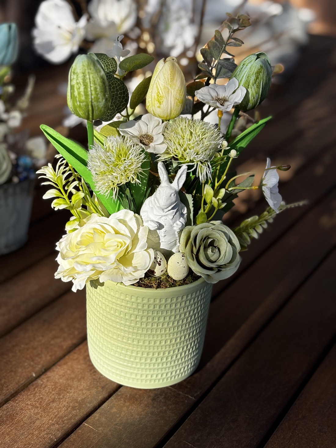 Decorațiuni de masă pentru Paște  - decor de sărbători - decorațiuni de paște - decor masă de paște - Artynos.ro