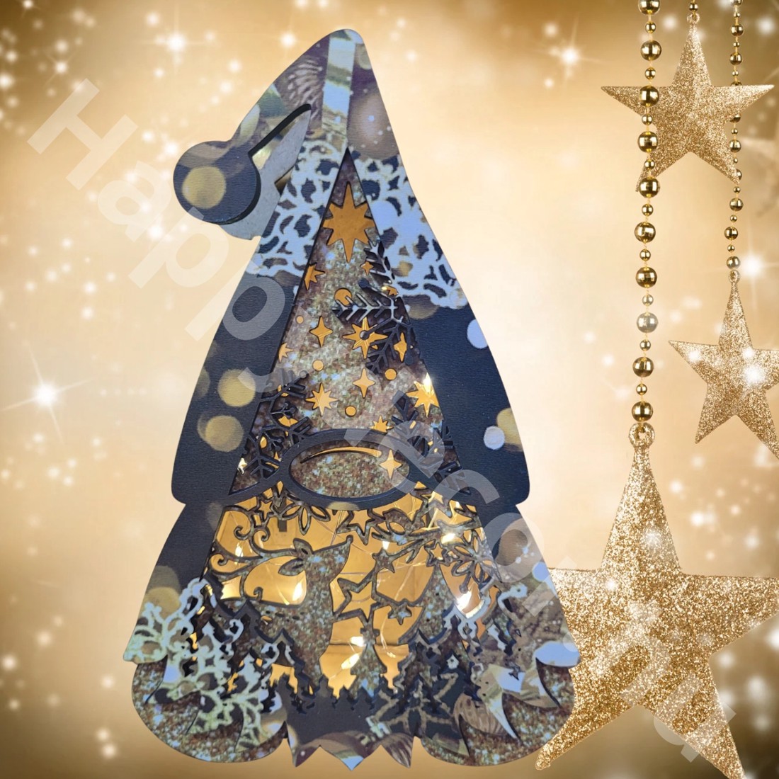 Mano a condus lampa de decor - crăciun - decorațiuni de crăciun de casă - luminițe de crăciun - Artynos.ro