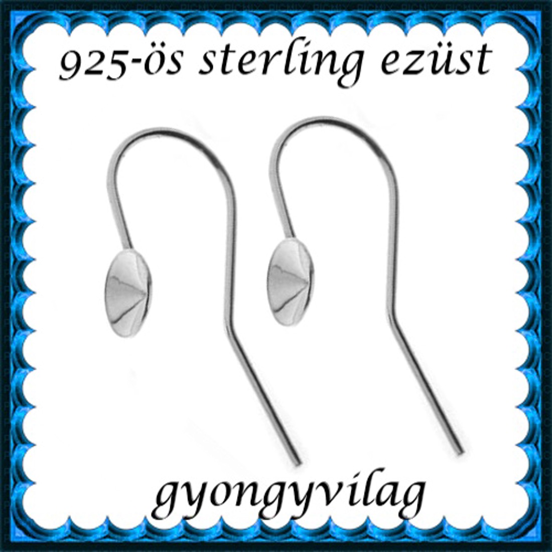 Accesorii pentru bijuterii din argint 925: bază pentru cercei cu cârlig EFK A 59-5 - - Artynos.ro Accesorii pentru bijuterii din argint 925: bază pentru cercei cu cârlig EFK A 59-5 - - Artynos.ro