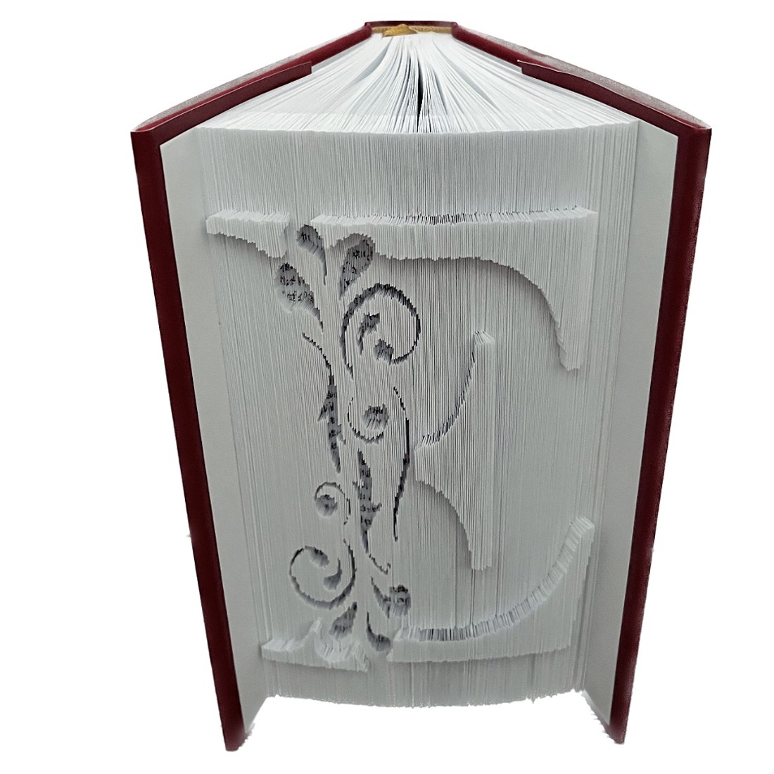 Sculptură carte cu litere mari decorată - casă & stil de viață - accesorii pentru decorat casa - decorațiuni de masă și decorațiuni pentru rafturi  - sculptură de carte, carte pliată - Artynos.ro