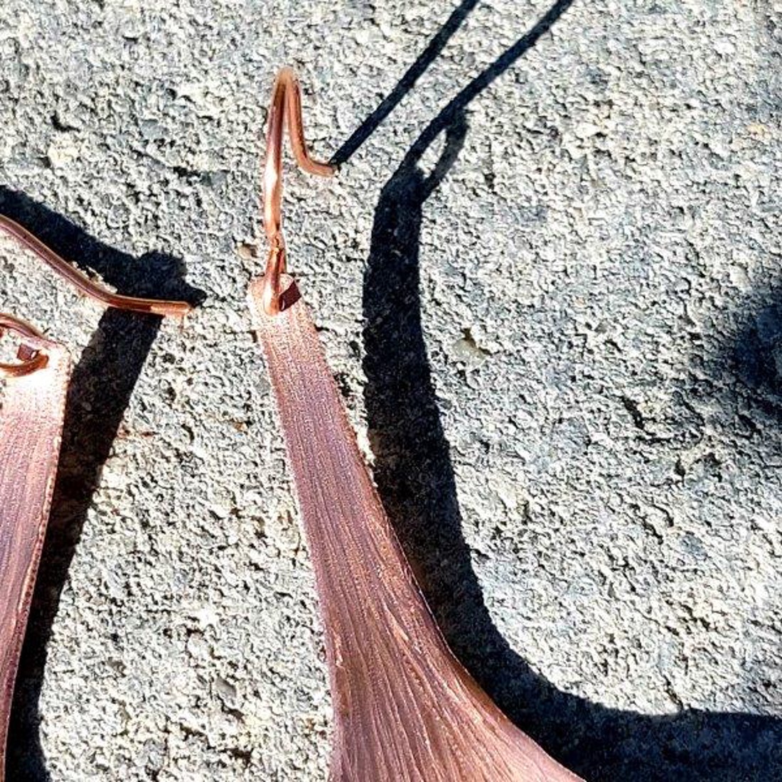 Cercei speciali GINKGO BILOBA din cupru -  - Artynos.ro Cercei speciali GINKGO BILOBA din cupru -  - Artynos.ro