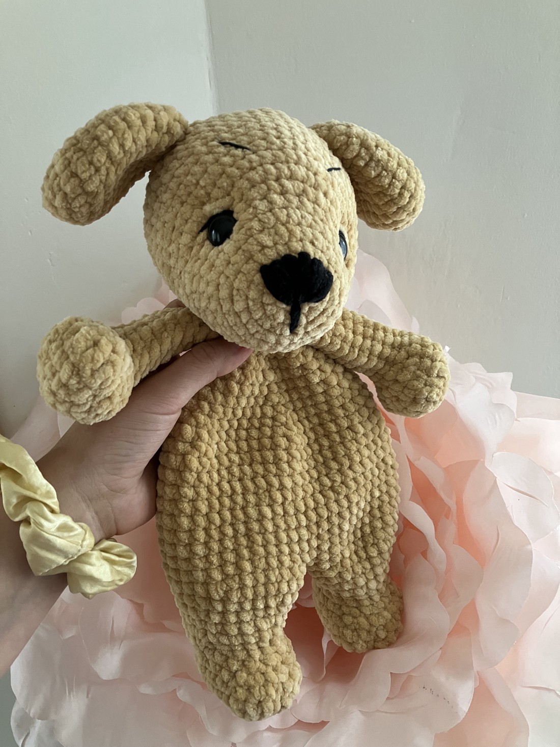 Chenille croșetat doggy doggy doggy - jucării și echipamente pentru copii - plușuri - câine de pluș - Artynos.ro