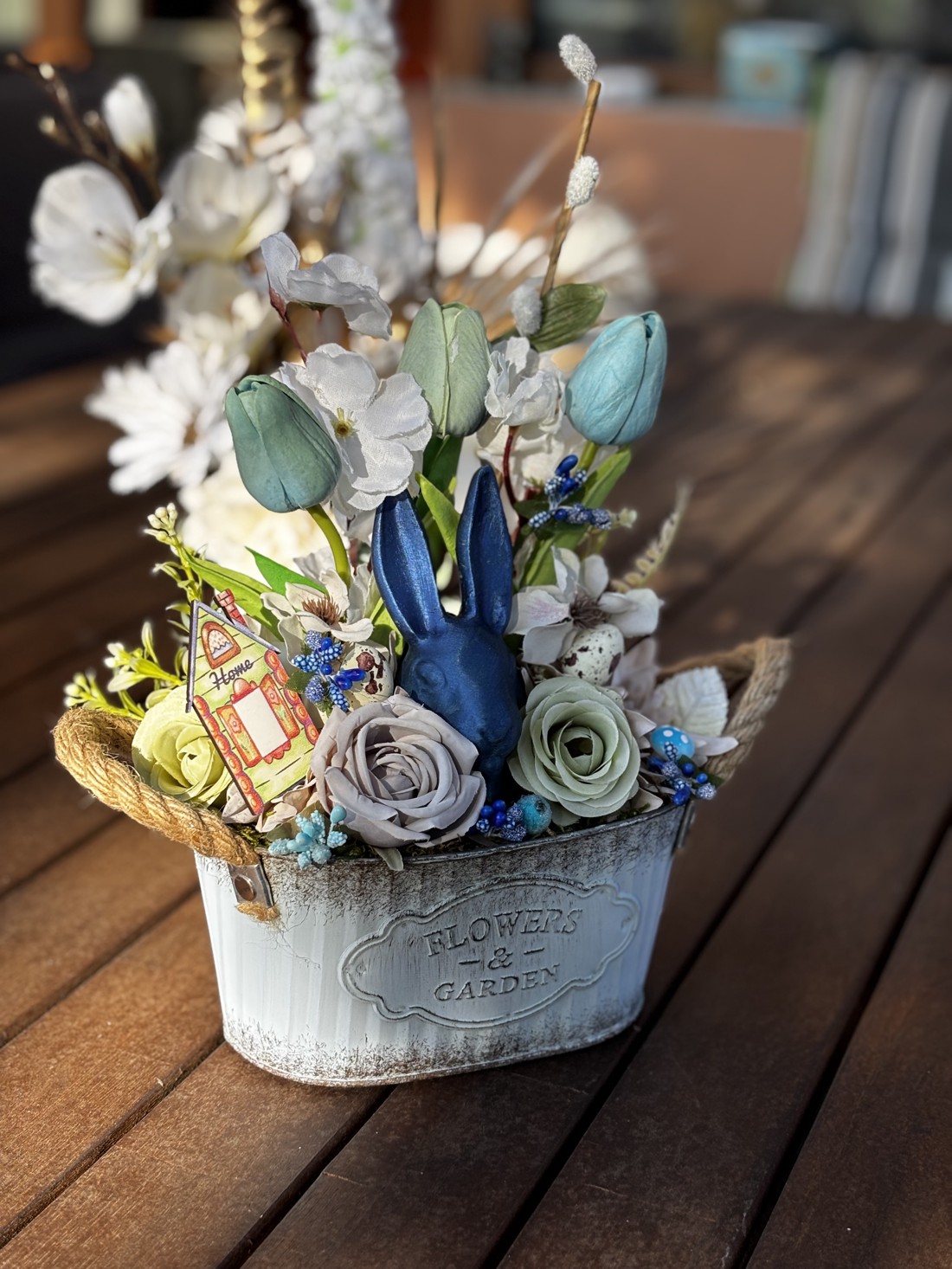 Decorațiuni de masă pentru Paște  - decor de sărbători - decorațiuni de paște - decor masă de paște - Artynos.ro