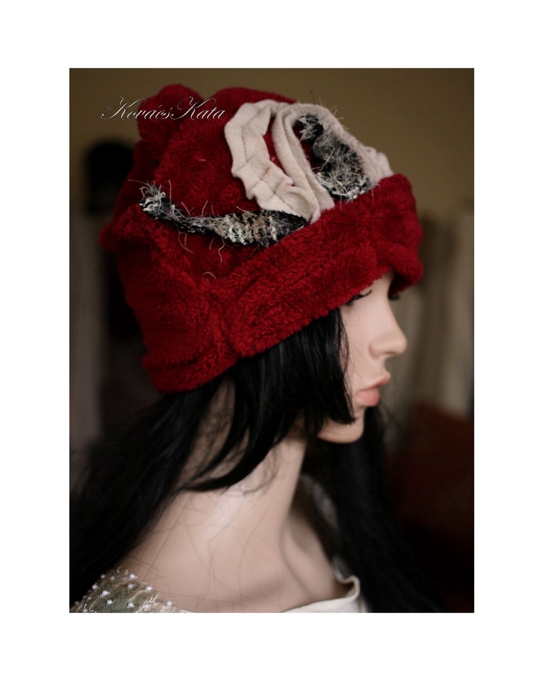 MIRJAM - wellsoft sapka / bordó - îmbrăcăminte și modă - eșarfe, pălării, fularuri - căciulă - Artynos.ro