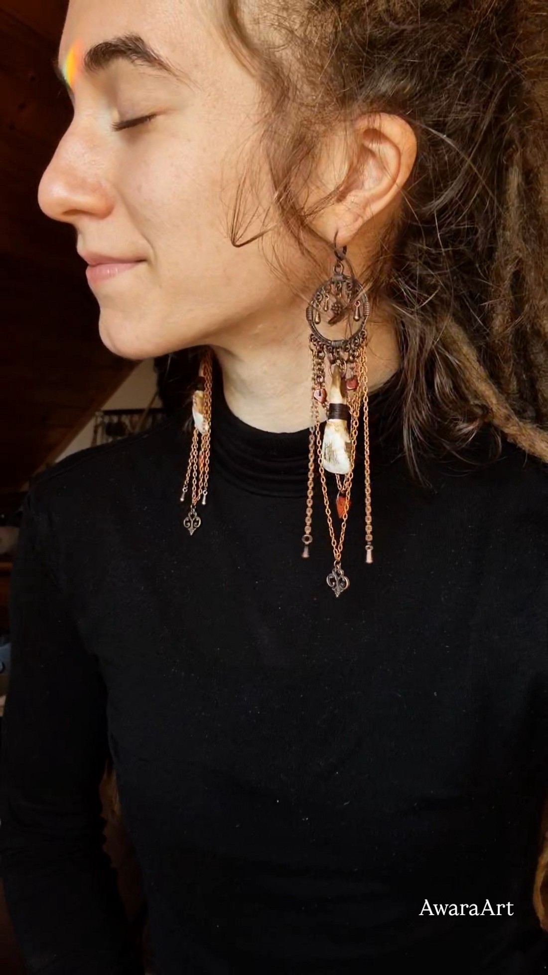 Cercei talisman Wandering -  - Artynos.ro