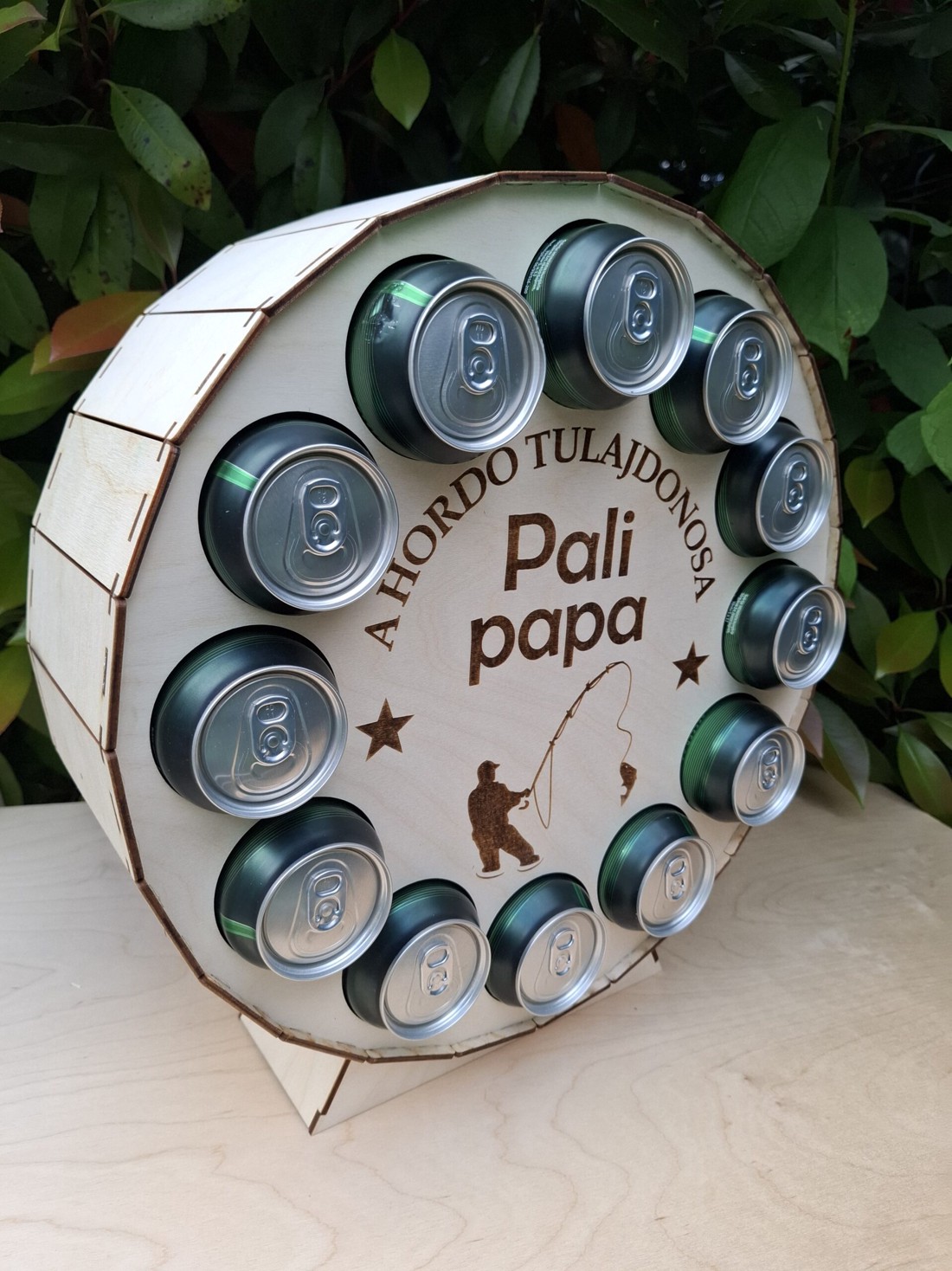 Suport pentru bere în formă de butoi -  - Artynos.ro