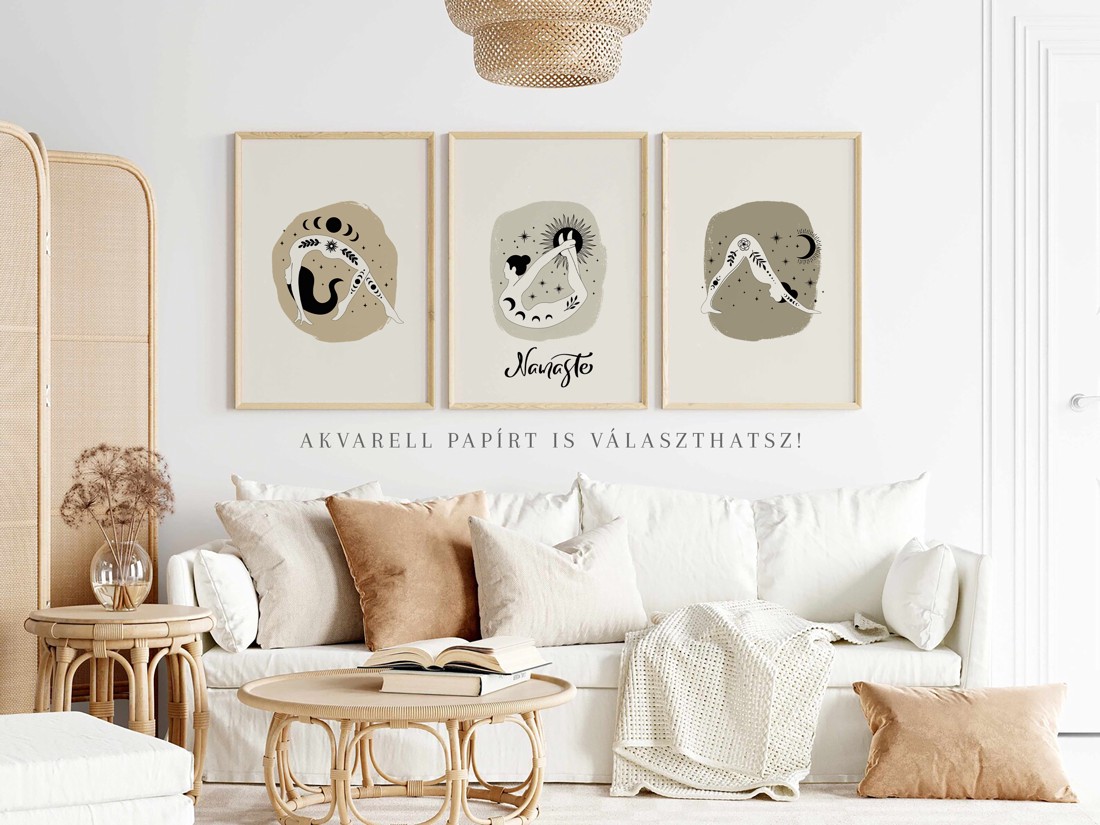Afiș de yoga, imagine motivațională de yoga, set de decorațiuni de perete pentru studioul de yoga 3 bucăți - - Artynos.ro Afiș de yoga, imagine motivațională de yoga, set de decorațiuni de perete pentru studioul de yoga 3 bucăți - - Artynos.ro