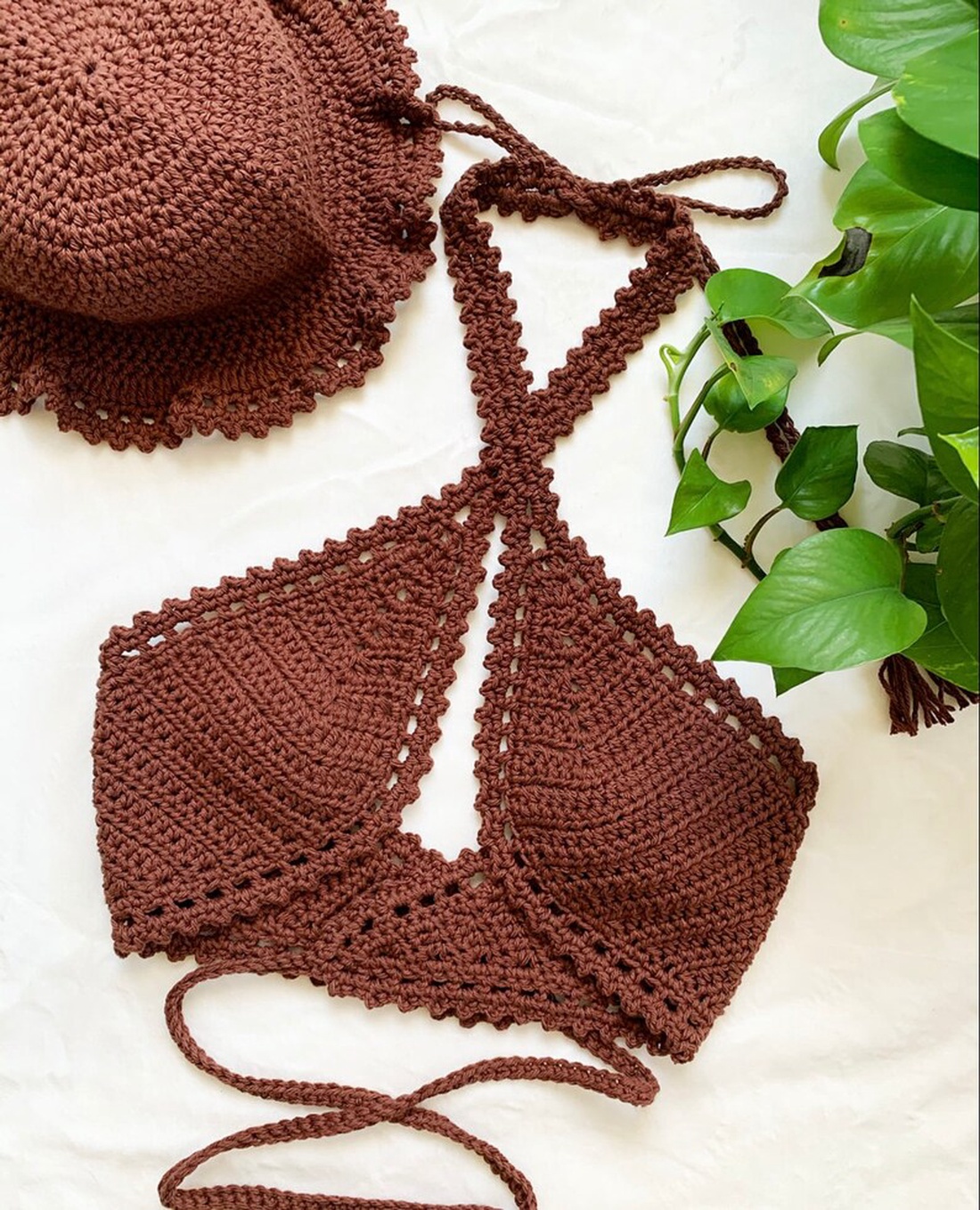 Top de vara crosetat - îmbrăcăminte și modă - haine damă - top de damă, bralette - Artynos.ro