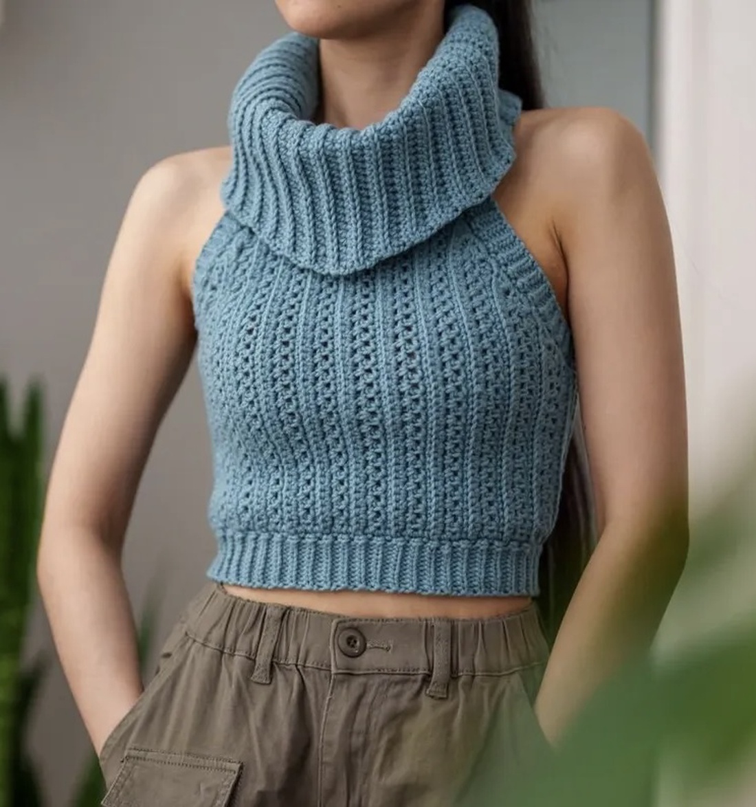 Top de vara crosetat - îmbrăcăminte și modă - haine damă - top de damă, bralette - Artynos.ro