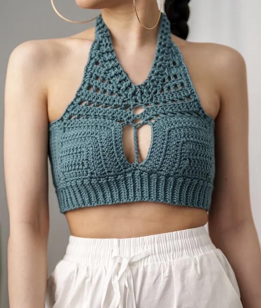 Top de vara crosetat - îmbrăcăminte și modă - haine damă - top de damă, bralette - Artynos.ro