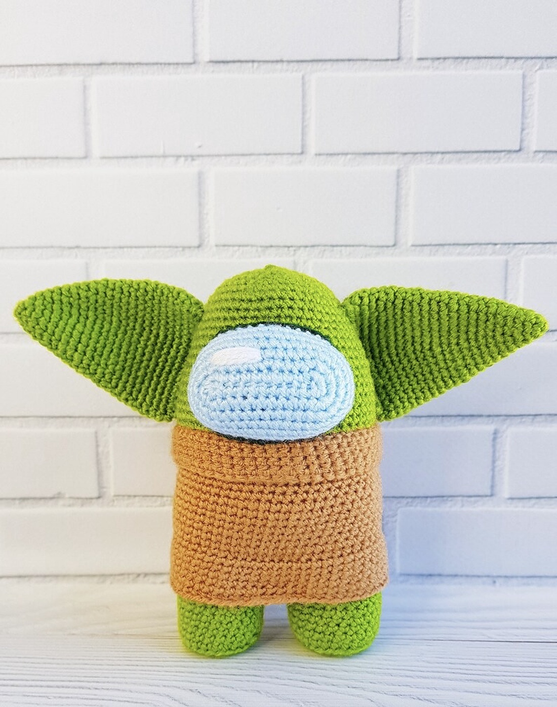 Papusa crosetata Baby Yoda - Among Us - jucării și echipamente pentru copii - plușuri - păpușă croșetată, păpușă de pluș - Artynos.ro Papusa crosetata Baby Yoda - Among Us - jucării și echipamente pentru copii - plușuri - păpușă croșetată, păpușă de pluș - Artynos.ro